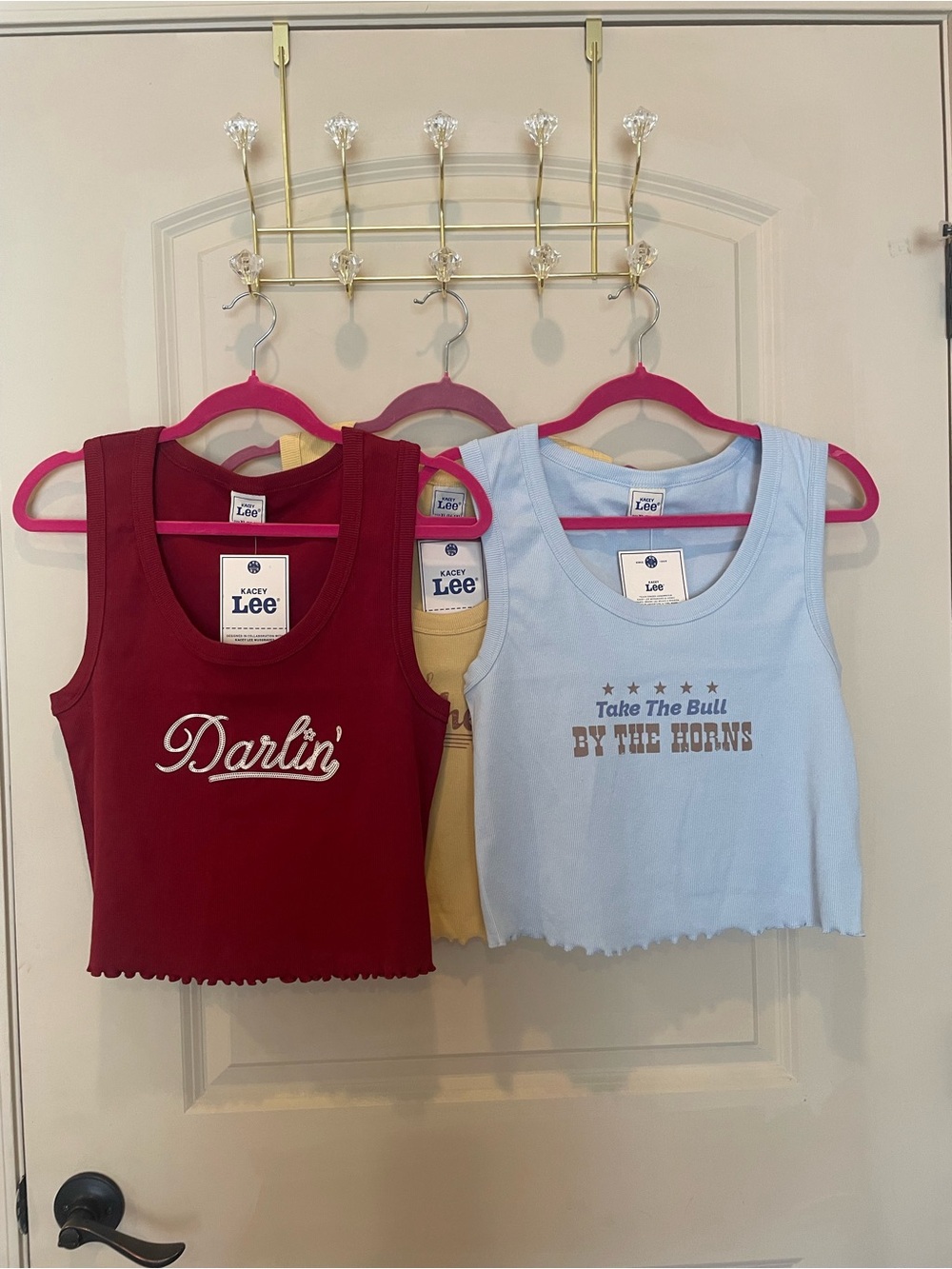 Kacy Musgraves X Lee collab bundle. All 3 cropped tees!